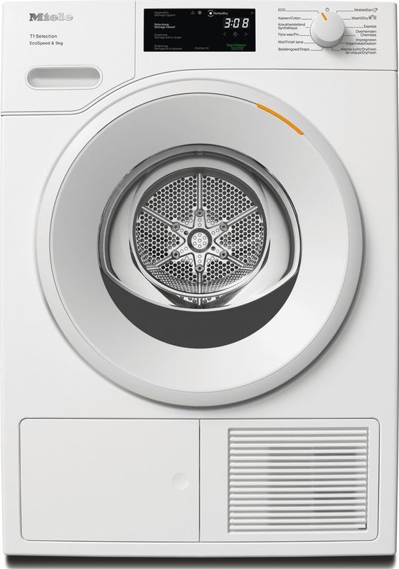 Miele TSD 643 WP EcoSpeed & Wash2Dry - Droogkast - 9 kg
