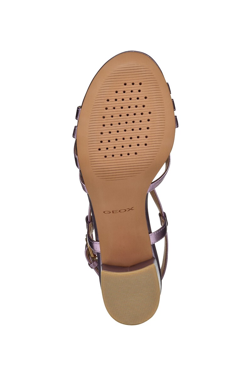 GEOX<br>Sandálias de salto alto, couro, Virnilisa 65