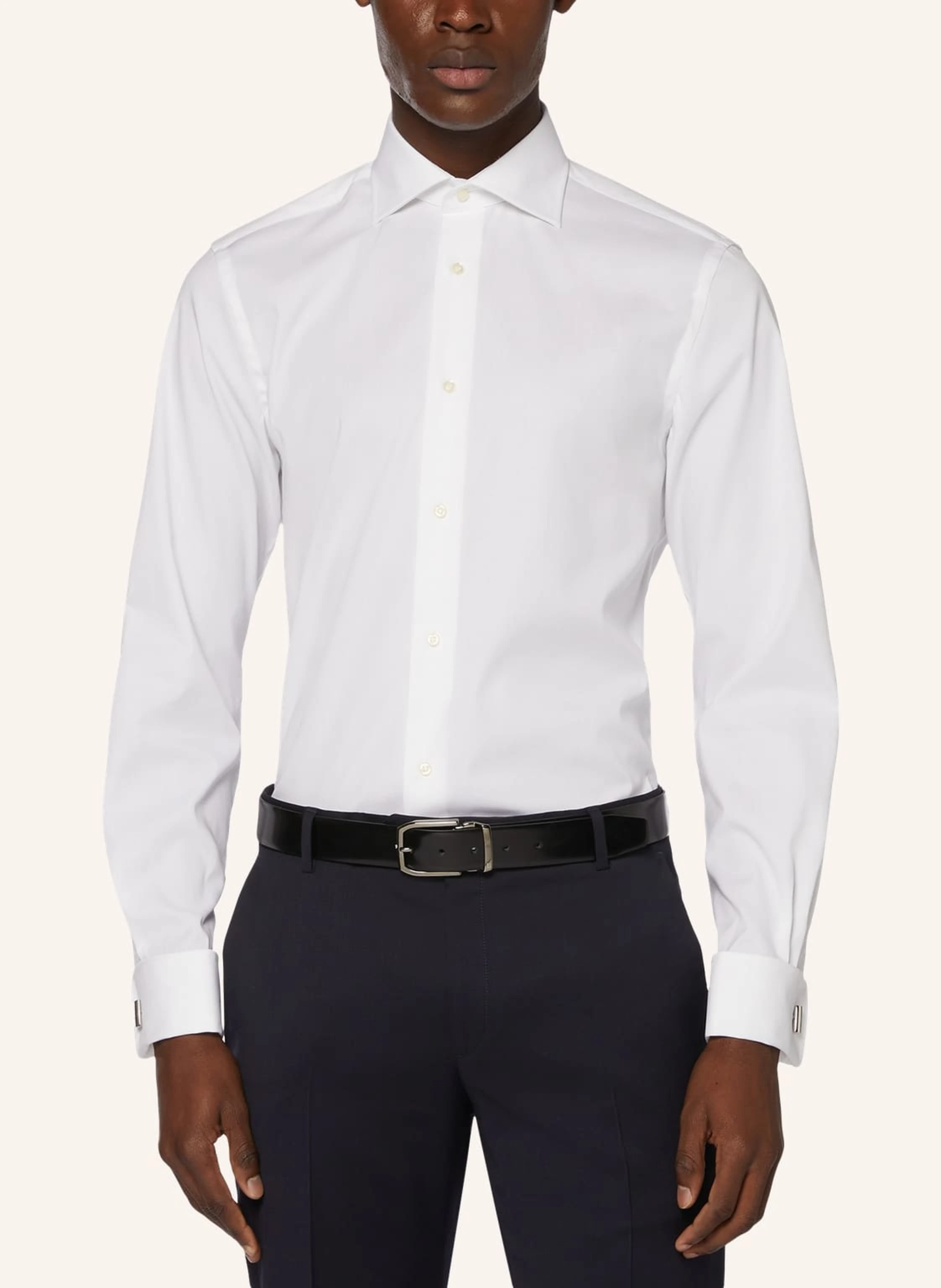 BOGGI MILANO Smoking-Hemd Slim Fit
