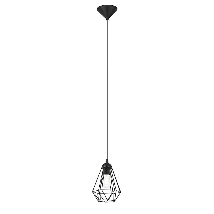 Suspension Smertrio GoodHome E27 noir mat 60W