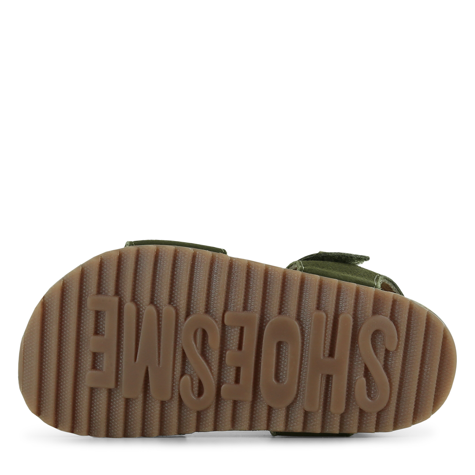 Shoesme groene sandaal met brede band Leer | Uni schoenen