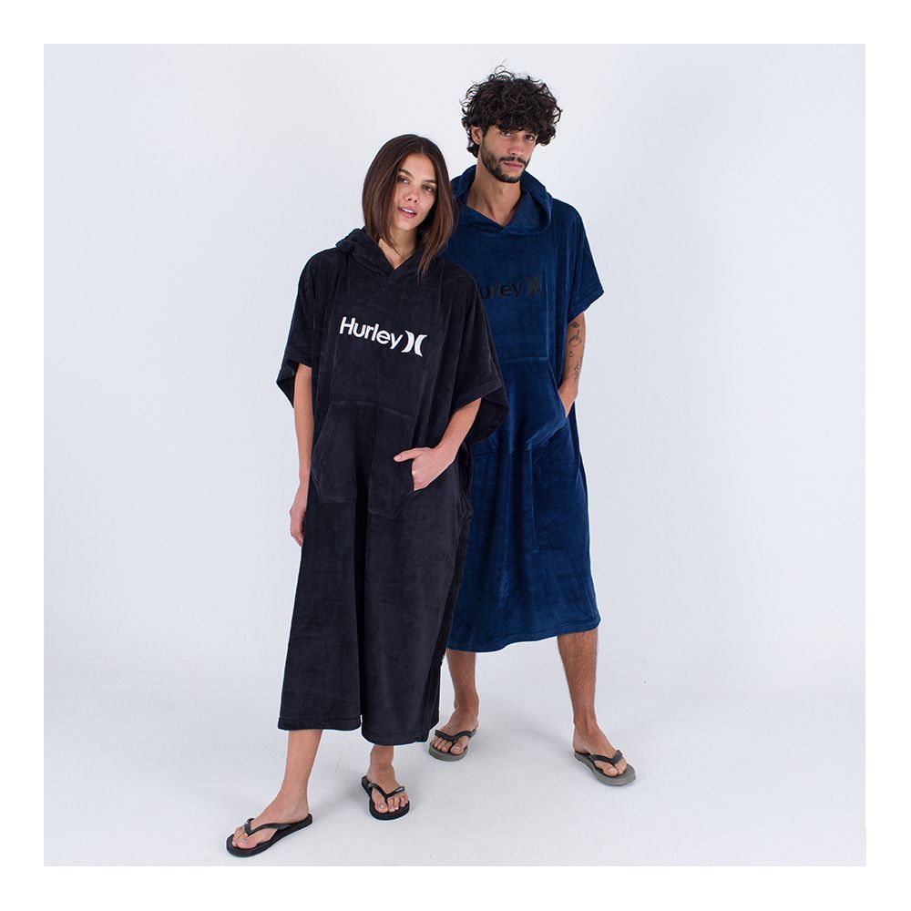 Hurley ONE AND ONLY - Poncho poseidon blue