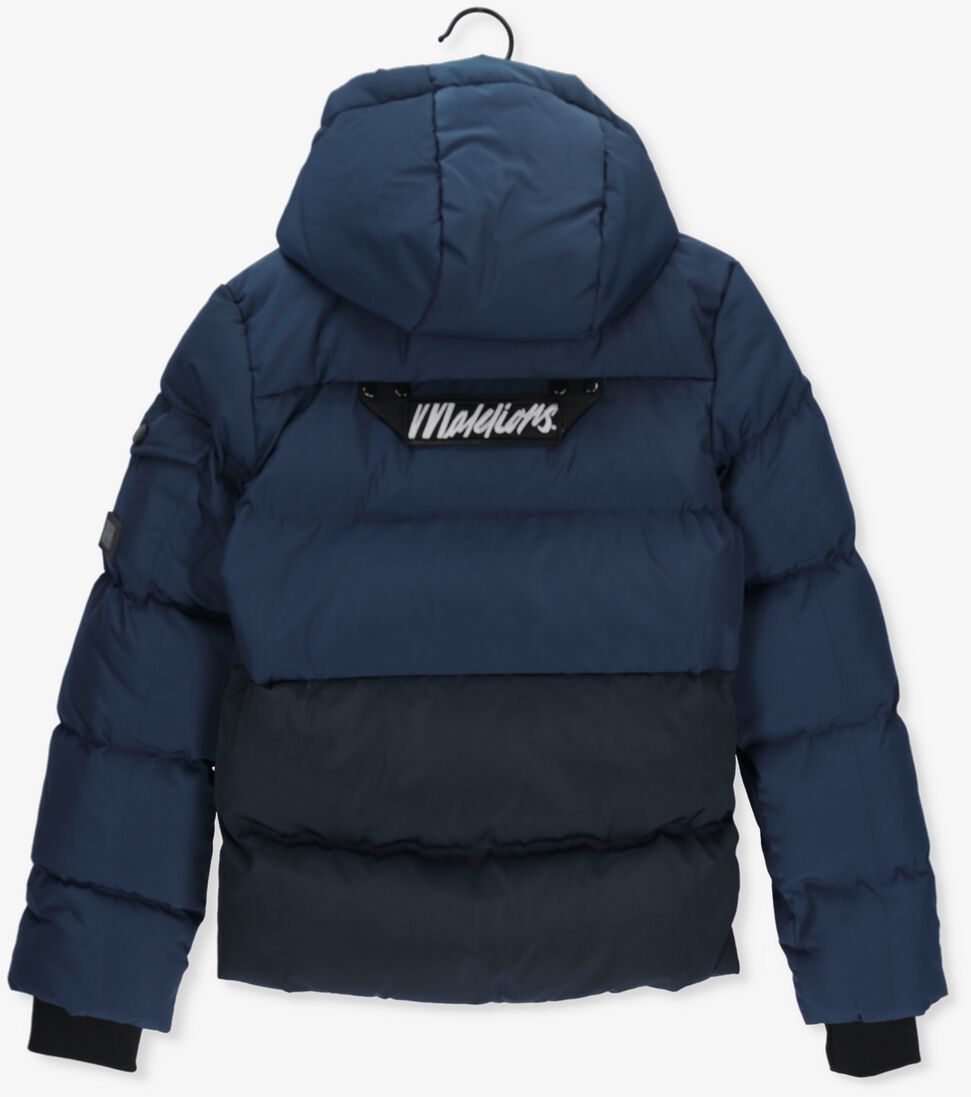 MALELIONS blauwe malelions gewatteerde jas malelions junior patch puffer