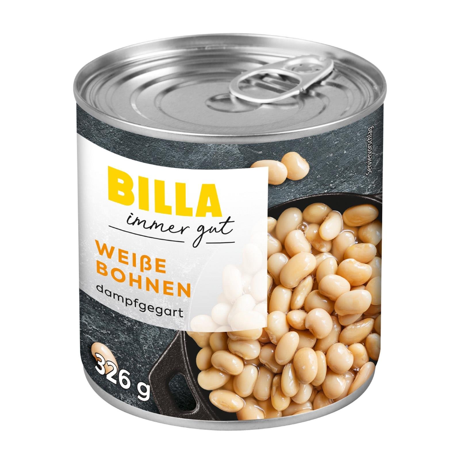 BILLA Dampfgegarte Weiße Bohnen