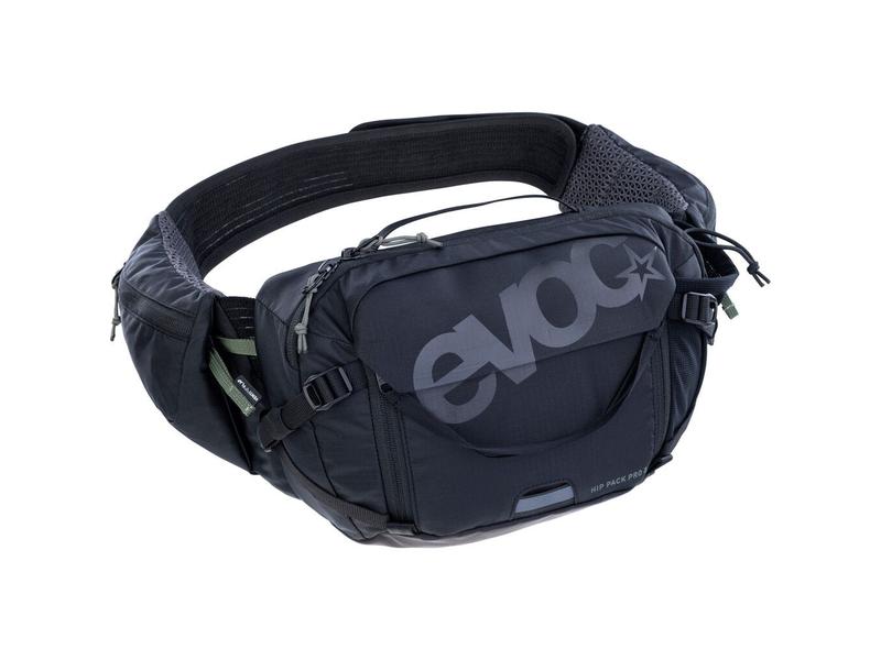 evoc Hüfttasche Hip Pack Pro 3 l, Schwarz Belüftete Hightech-Tragetasche