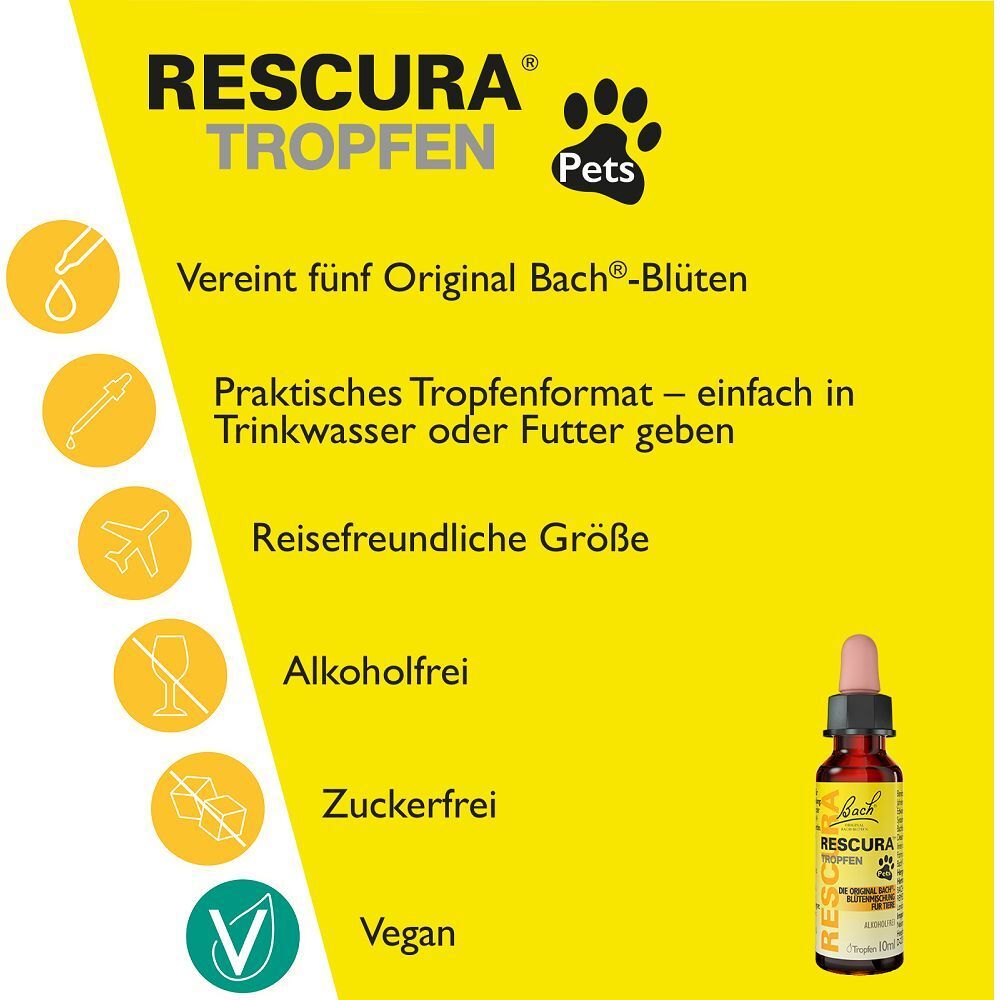 Bach® RESCURA™ Tropfen Pets alkoholfrei