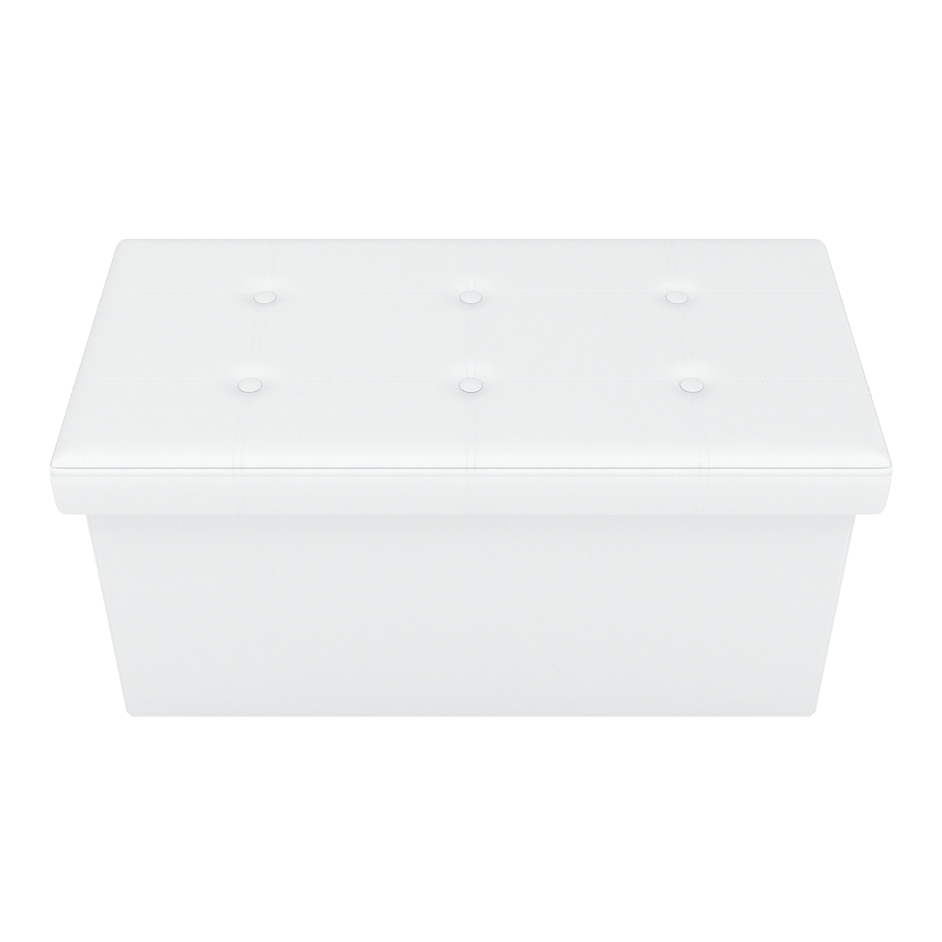 Sitzbank Leder JORIS 76 cm weiss