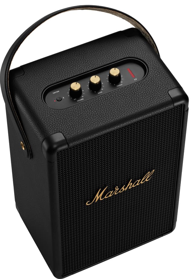 Marshall Tufton transportabel stereohøjttaler (sort/messing)