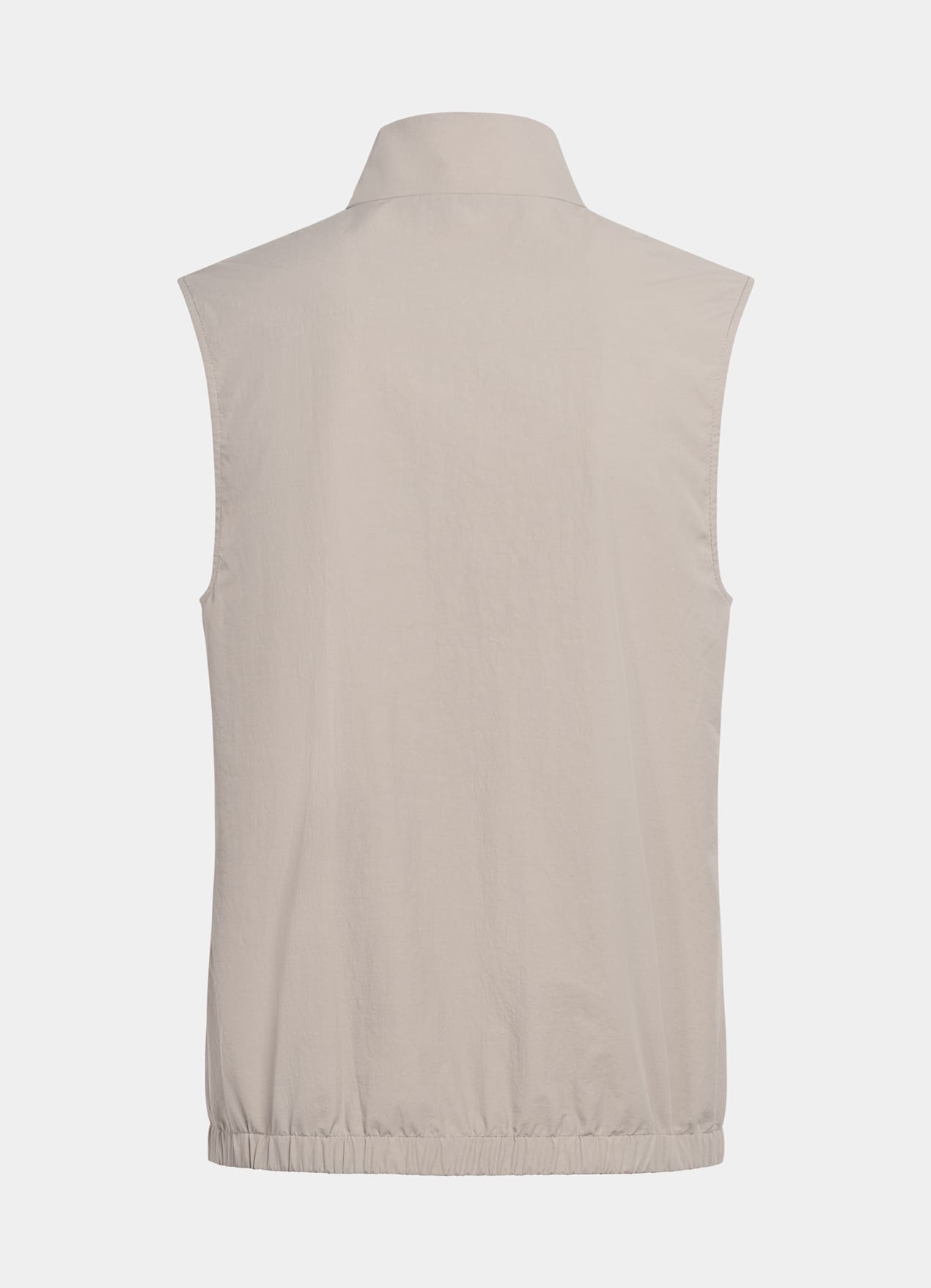 Veste sans manches réversible taupe