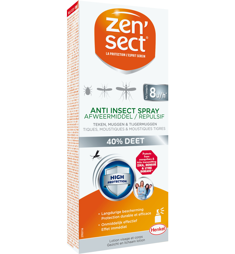 Zensect Spray 40% DEET (60 ml)