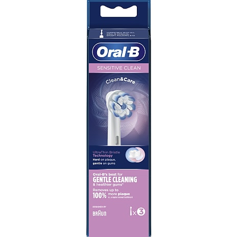 Oral-B Sensitive Clean tandbørstehoveder 3-pak