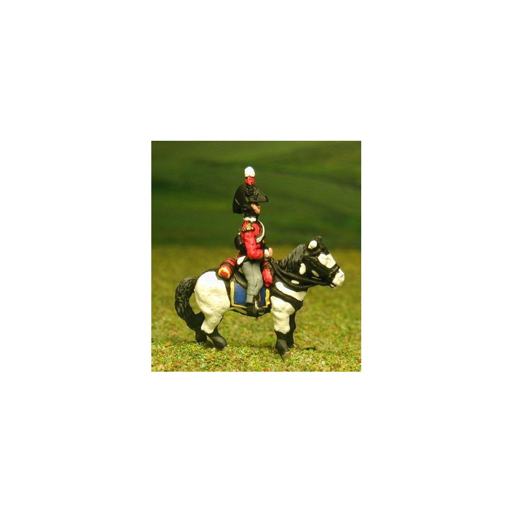 British Cavalry 1800-13: Command: Heavy Cavalry Officer, Standard Bearer & Trumpeter in Bicorne