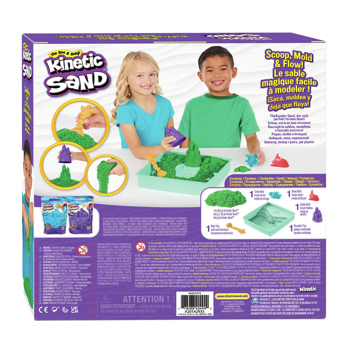 Kinetic Sand - Zandbak Set Groen