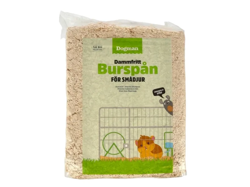 Dogman Naturlige burspåner 50 l/3,6 kg