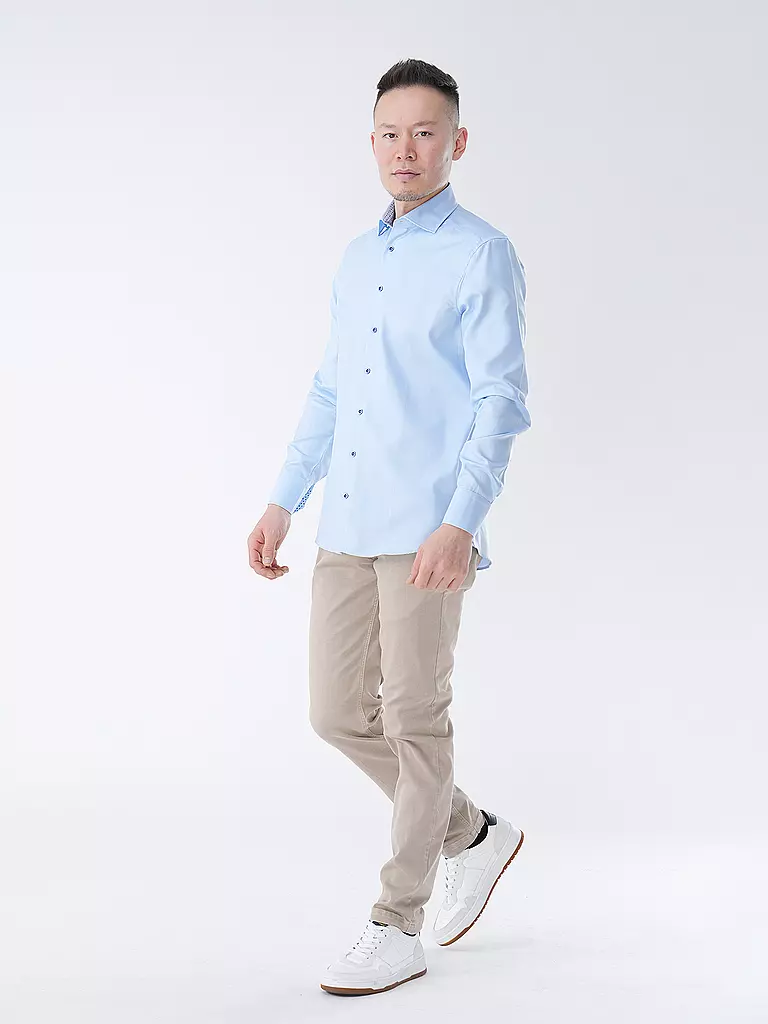 STENSTRÖMS Hemd Slim Fit hellblau