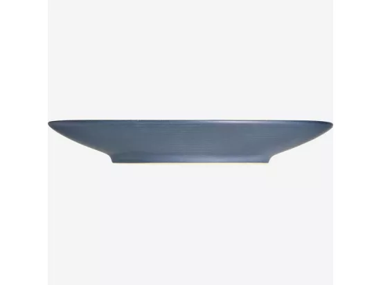HABITAT - Assiette à dessert en grès - 21,5 cm - Gris bleu (Lot de 6) - Roxana