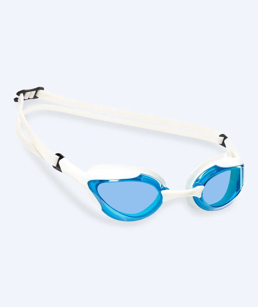 Watery Elite svømmebrille - Murphy Active - Hvid/blå