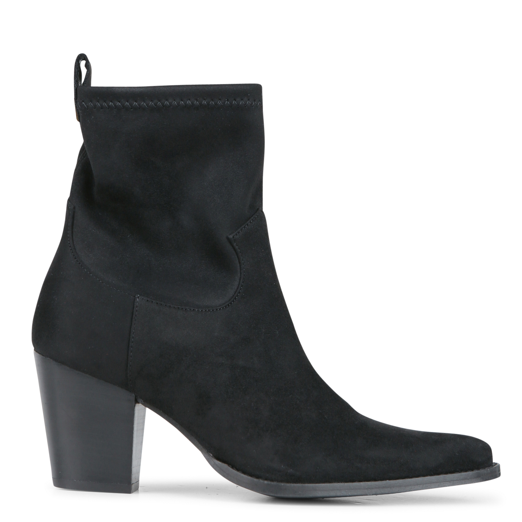 LAILA - Bottines en cuir mélangé | Noir