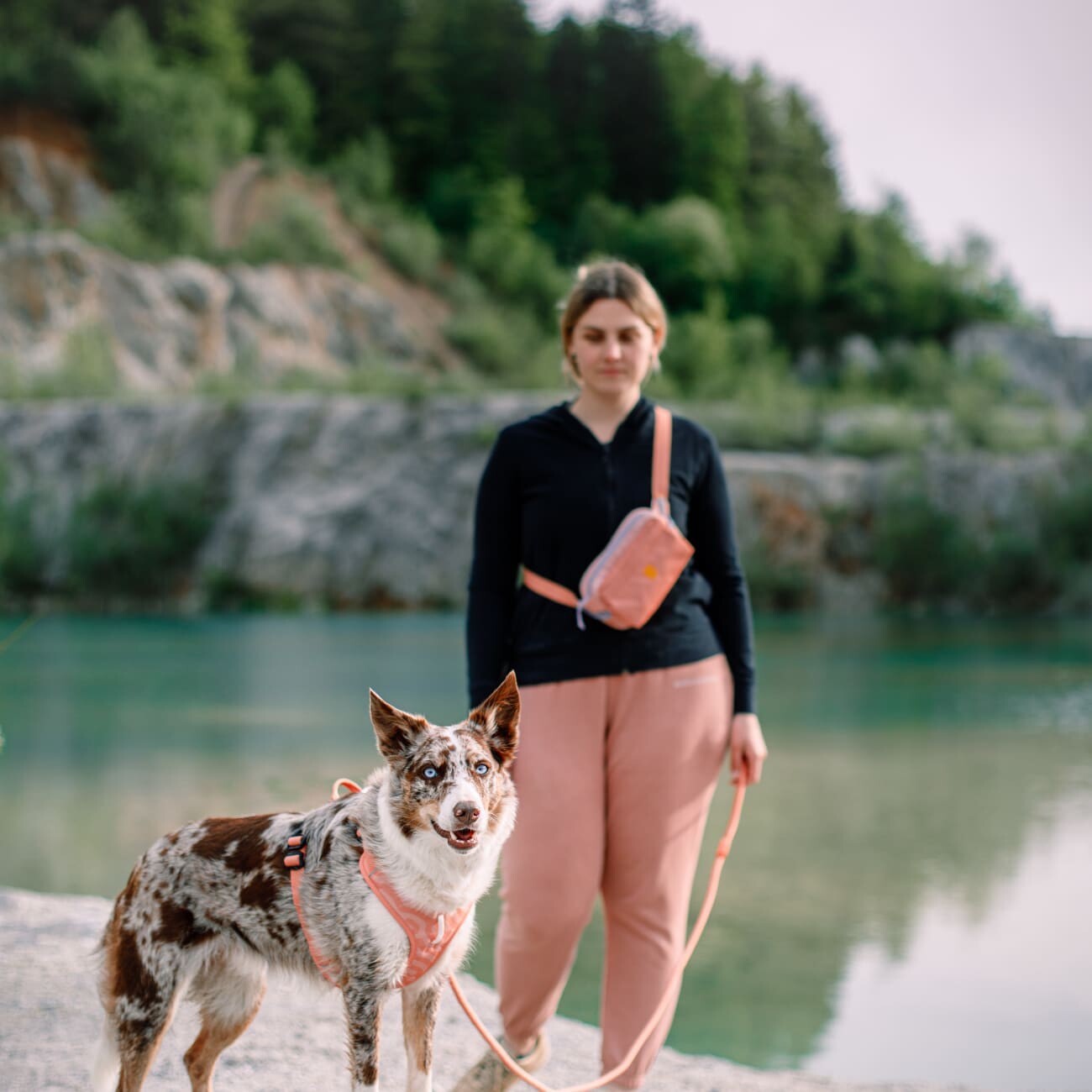 Woolly Wolf Hüfttaschen Alpha 360 Salmon Pink Mix