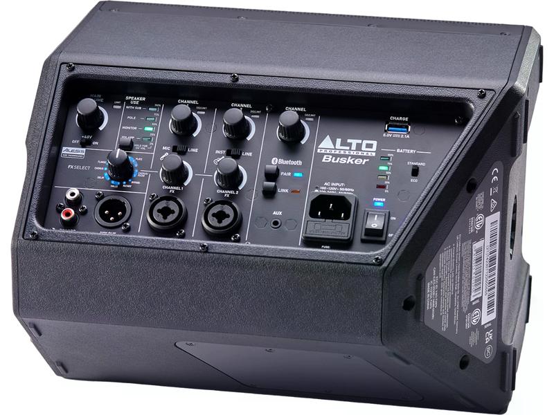 Alto Professional PA-System Busker 200W premium tragbare PA mit Akku-Betrieb