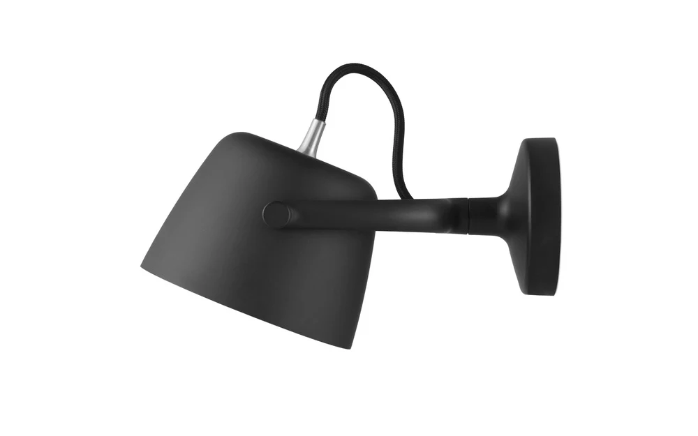 Normann Copenhagen  Tub væglampe - sort