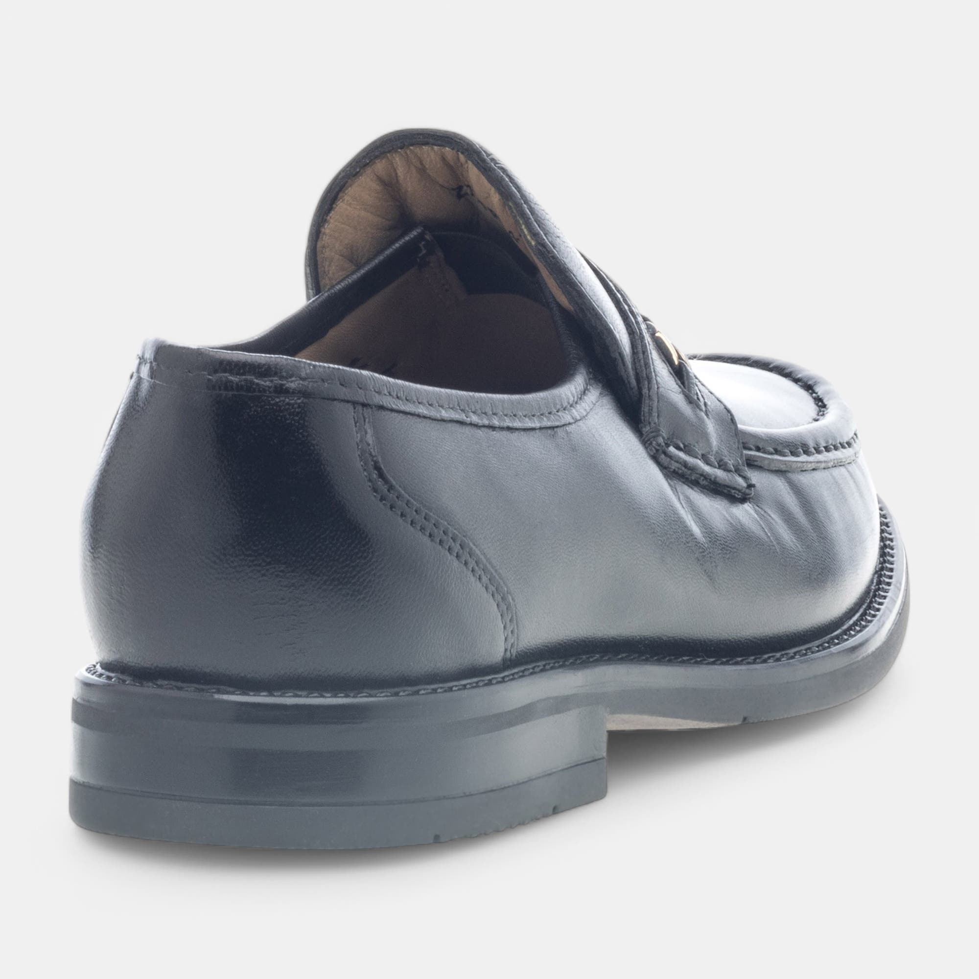 Mocassins Homme en cuir noir