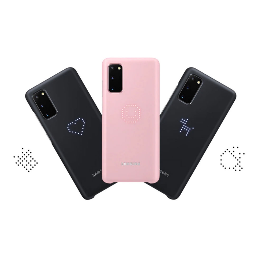 Galaxy S20 / S20 5G Smart LED Cover Hülle (EF-KG980CBEGEU) - Schwarz