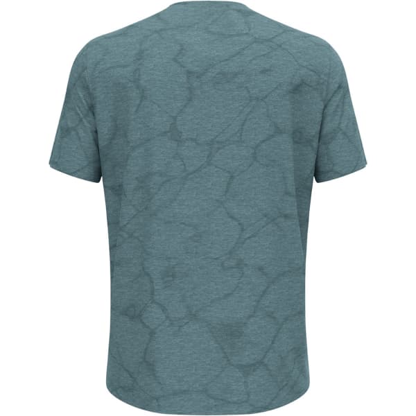 T-shirt running ODLO ZEROWEIGHT ENGINEERED CHILL-TEC CREW NECK S/S DARK SLATE MELANGE