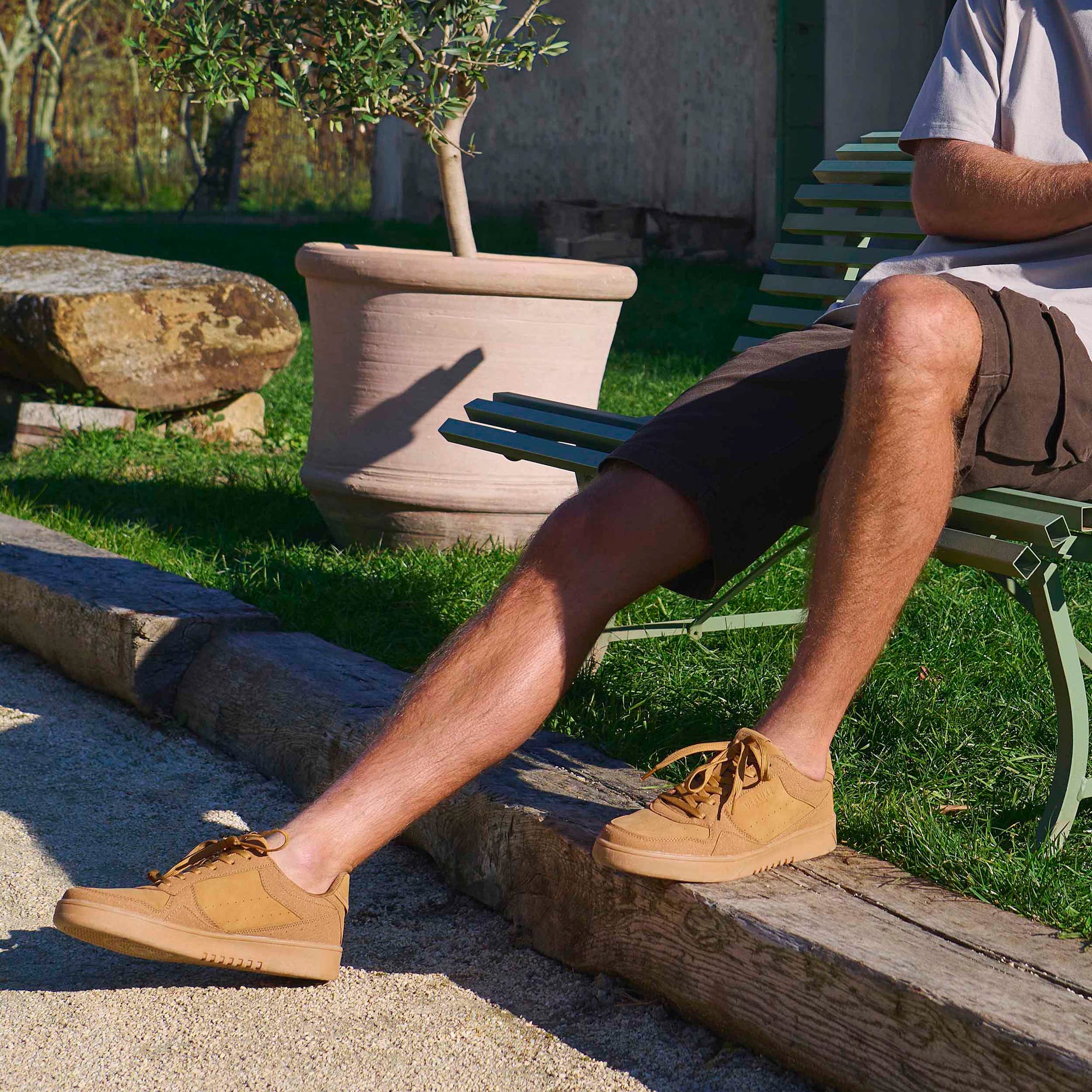 Baskets Homme cognac