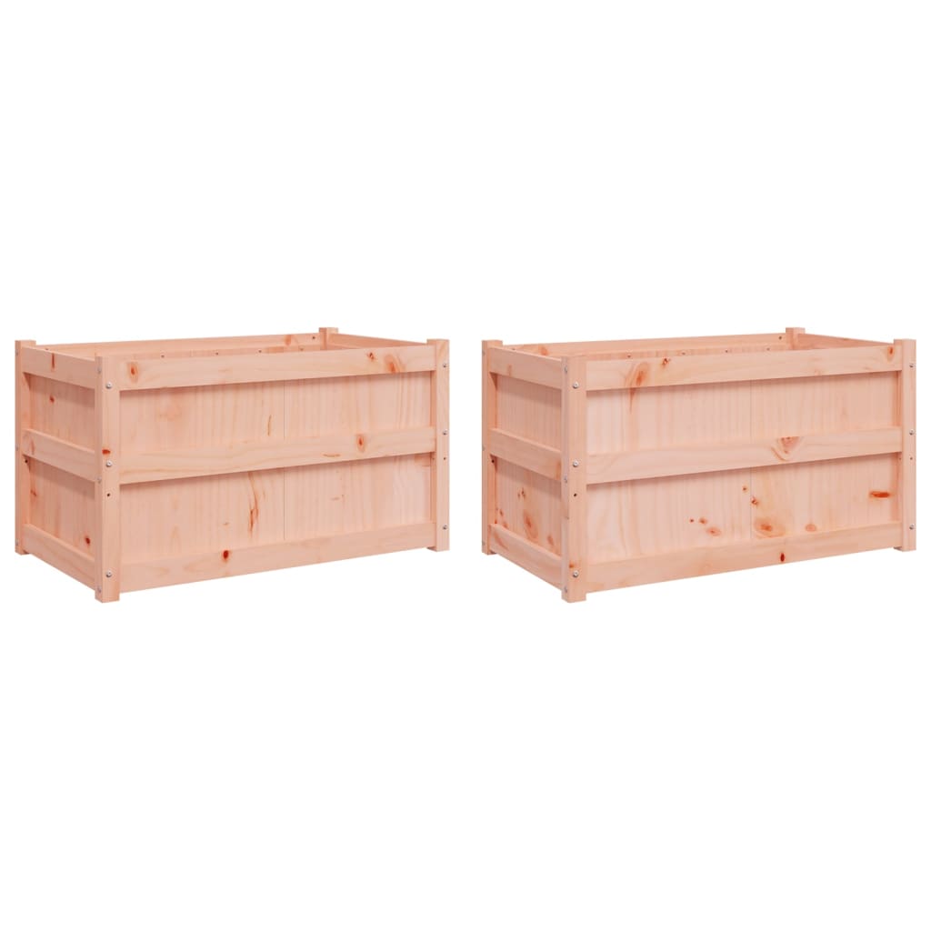 Jardinières 2 pcs bois massif douglas