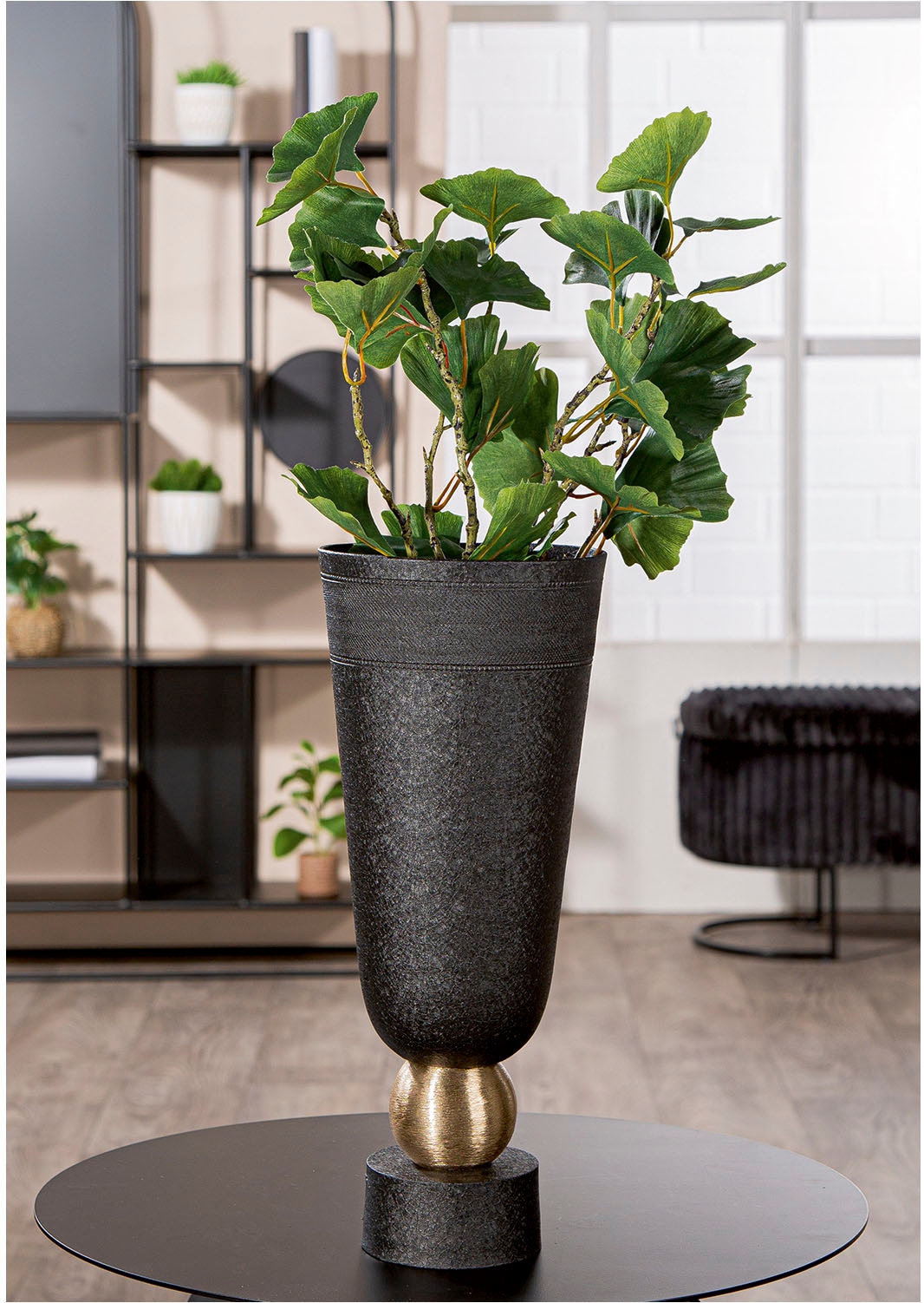 Casablanca by Gilde Tischvase »Vase konisch Nama schwarz«