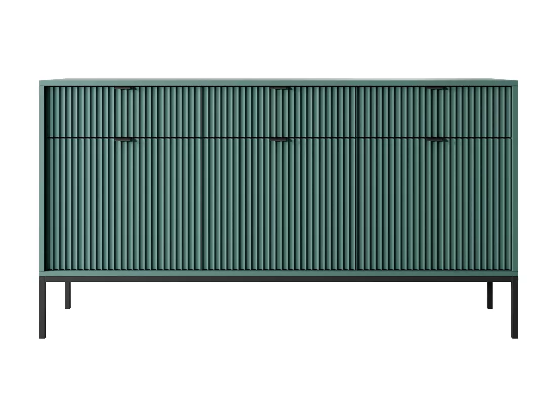 Buffet avec 3 portes et 3 tiroirs - Vert - LIOUBA de Pascal MORABITO
