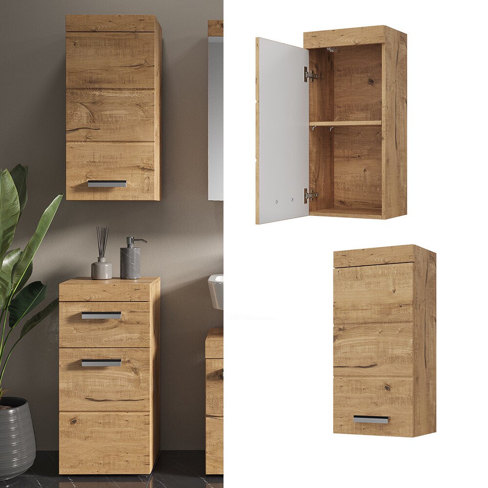 Vicco Hängeschrank Badschrank Badezimmerschrank Luna hängend 1 Tür 2 Fächer