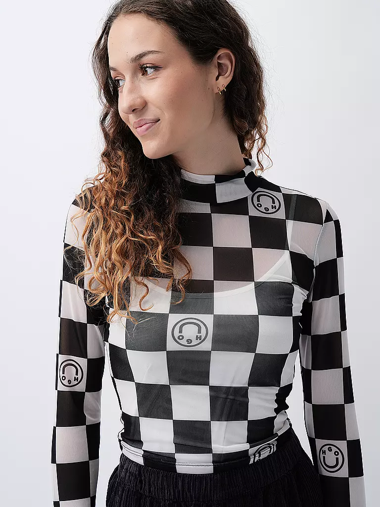 HUGO Langarmshirt weiss