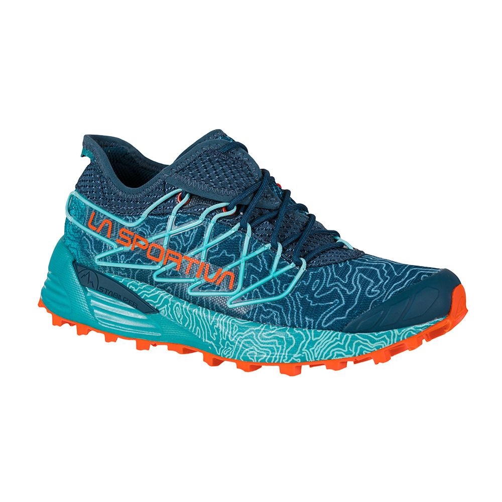 La Sportiva MUTANT - Chaussures trail Femme storm blue/cherry tomato