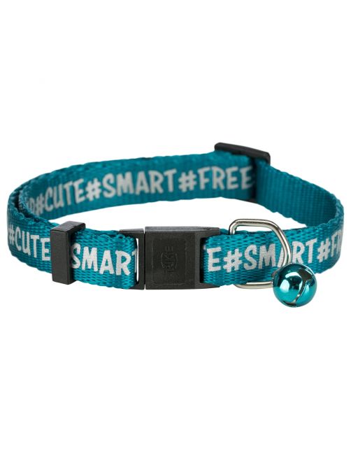 Trixie Halsbandje Reflecterend Katten-\/Pootmotief - Kattenhalsband - Assorti
