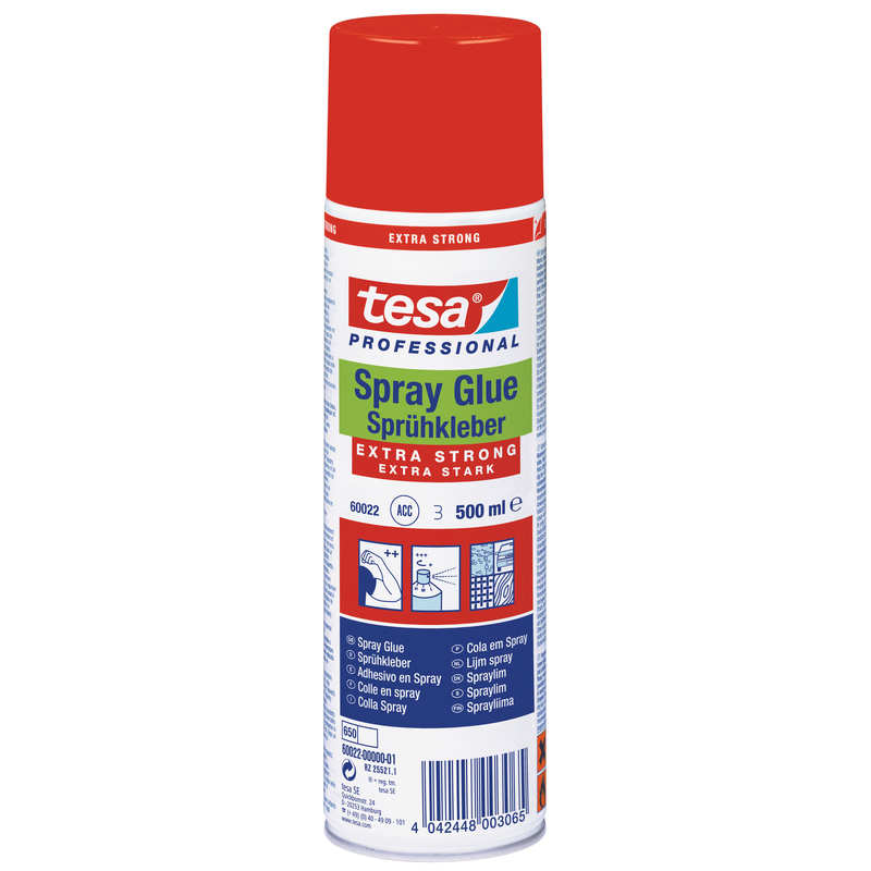 Tesa Sprühkleber Extra Strong, 500 ml