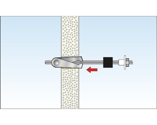 Wastafelbevestiging Tox Oase Spagat M10, 10 stuks
