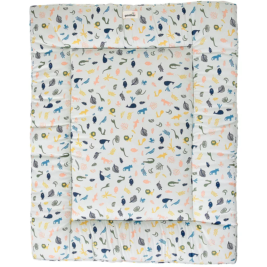 geuther Spielmatte Party Animals green 75 x 95 cm