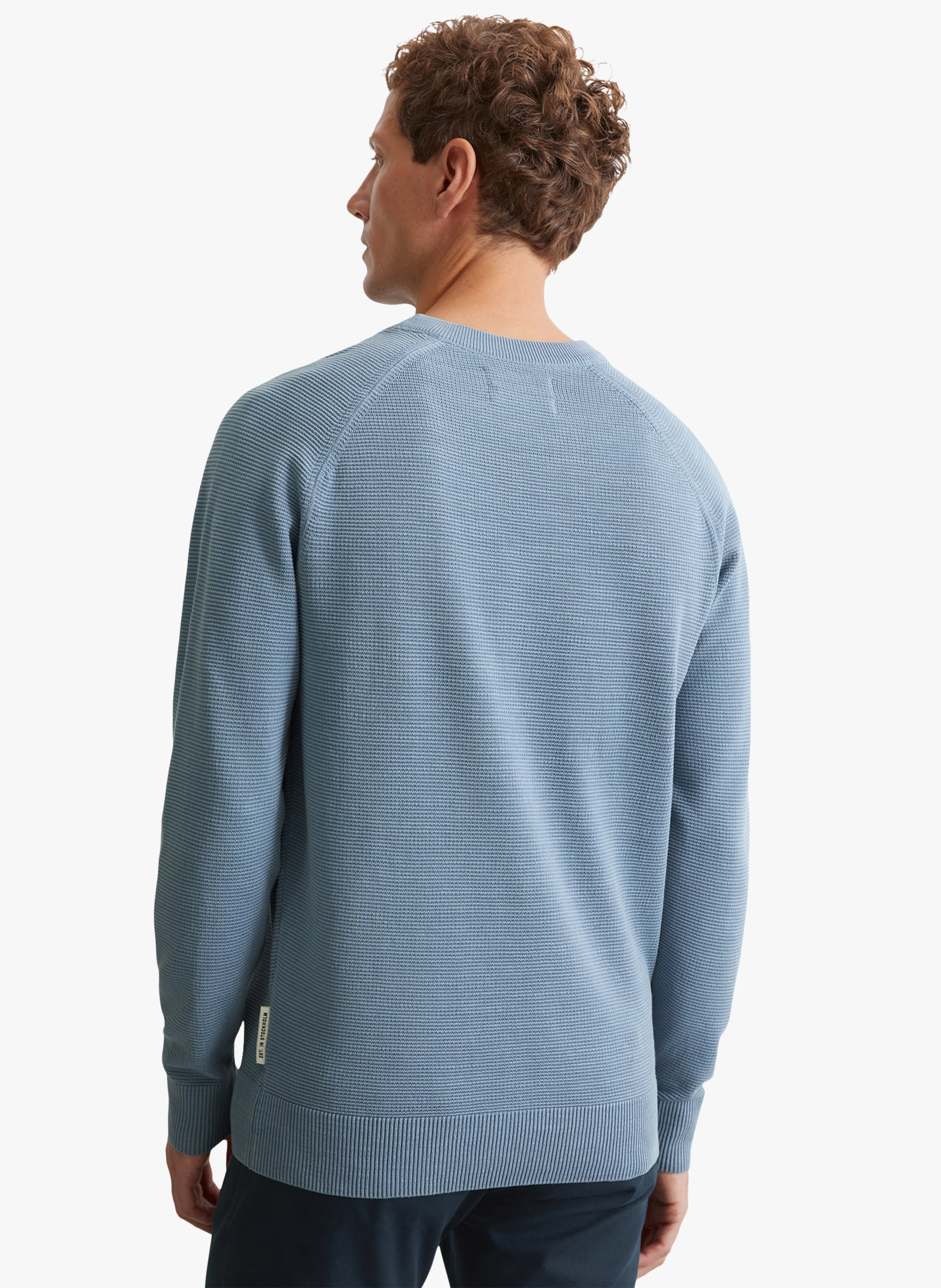 Polo regular-fit en coton bio| Bleu