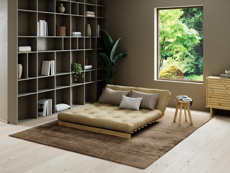 Karup Design Roots slaapbank 160 naturel, Beige