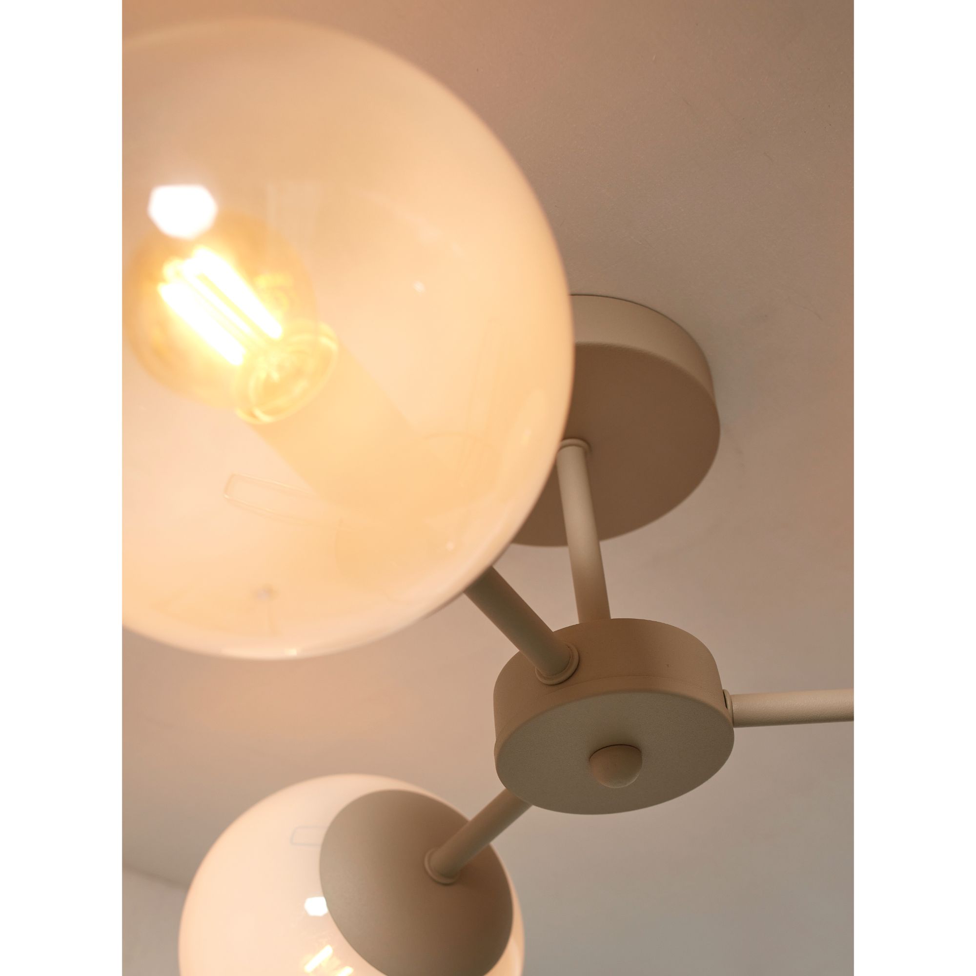 it's about RoMi Plafonniere Aspen - Zand - 54x54x22.5cm