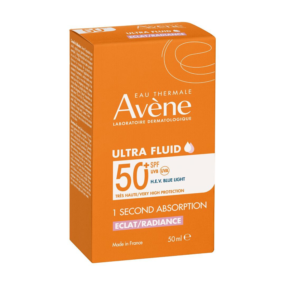 AVENE  Protetor Solar Ultra Fluid Luminosidade SPF50 - 50ml