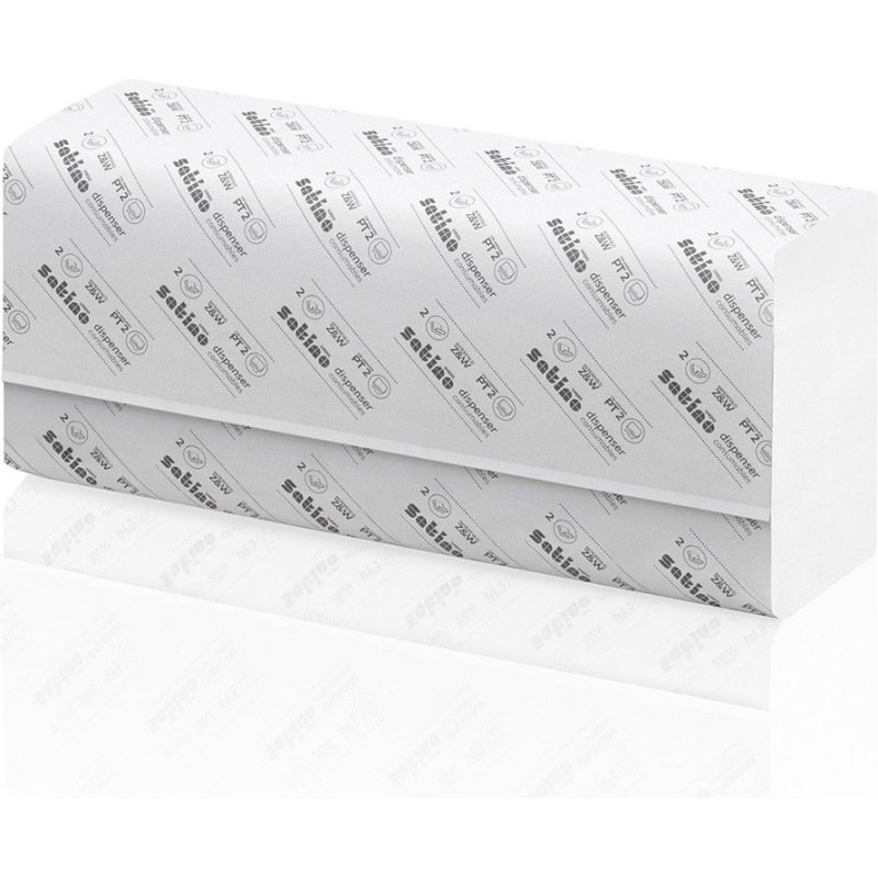 Essuie-mains coldis pure ouate blanche ecolabel 2plis  20,6x32cm  1 paquet de 120    feuilles