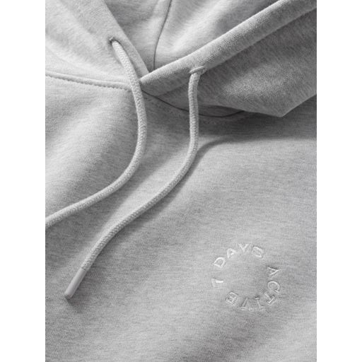 7 DAYS Active Organic Regular Hættetrøje, Heather Grey, M