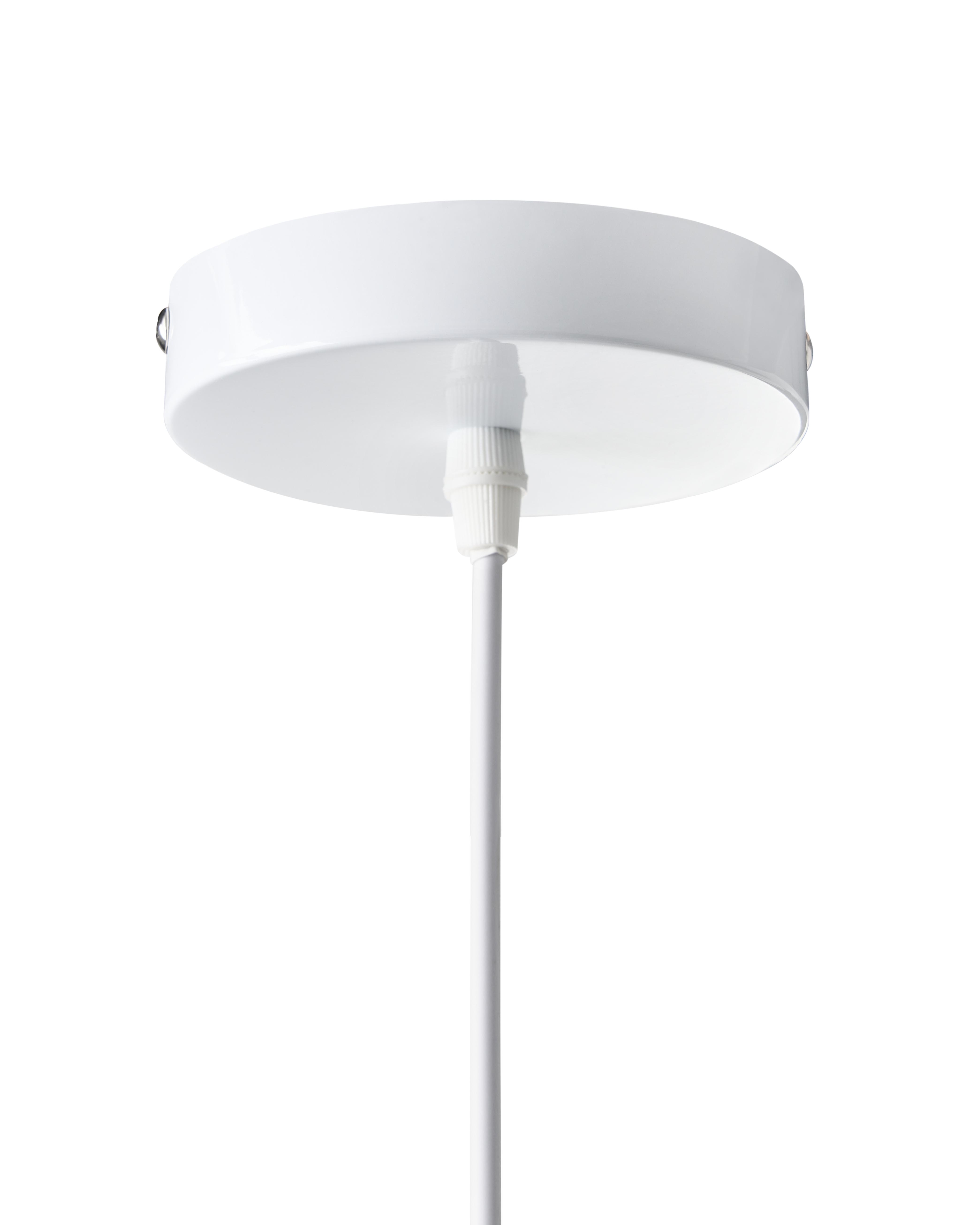 Hanglamp DEBONS Kunstzijde Wit