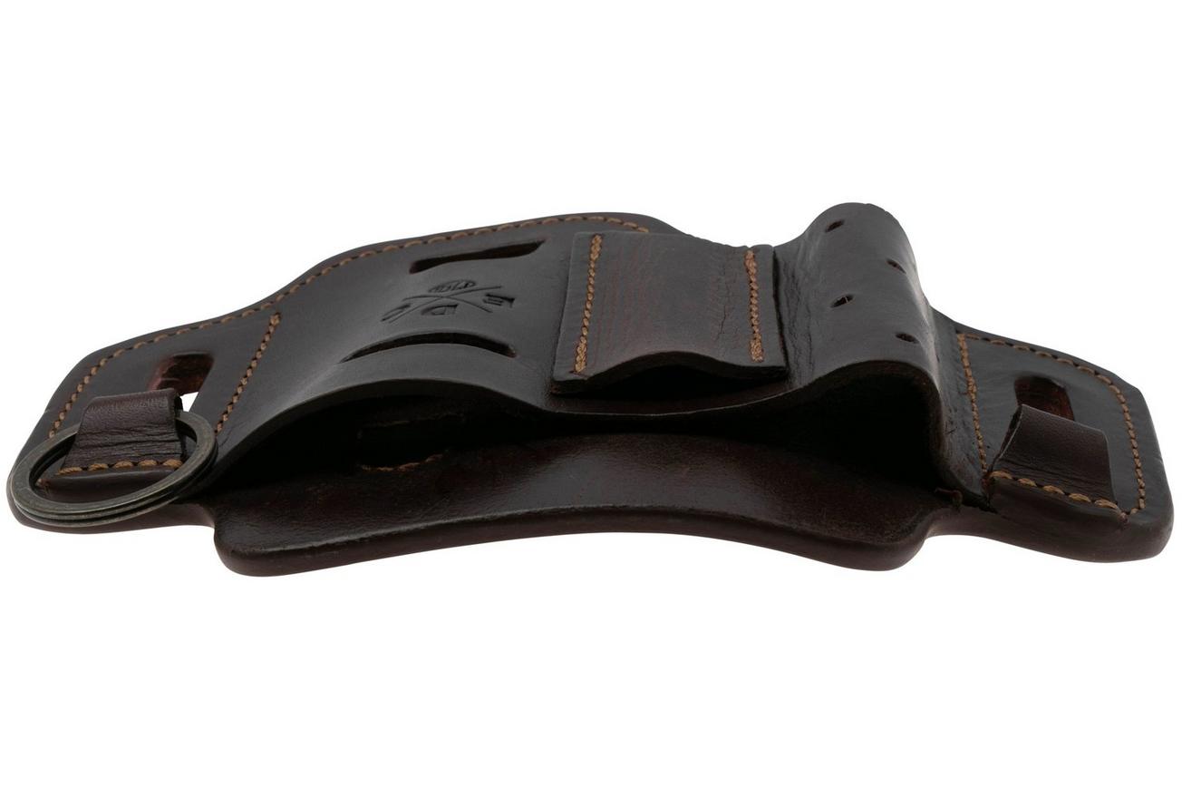 1791 EDC Heavy Duty Easy-Slide Small Flex Tool Organizer EDC-HD-ES-SF-BUR-A Burgundy, lederen riemholster