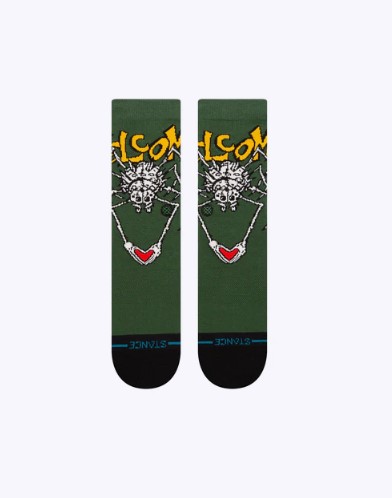 Stance Welcome Wilbur Crew Green M