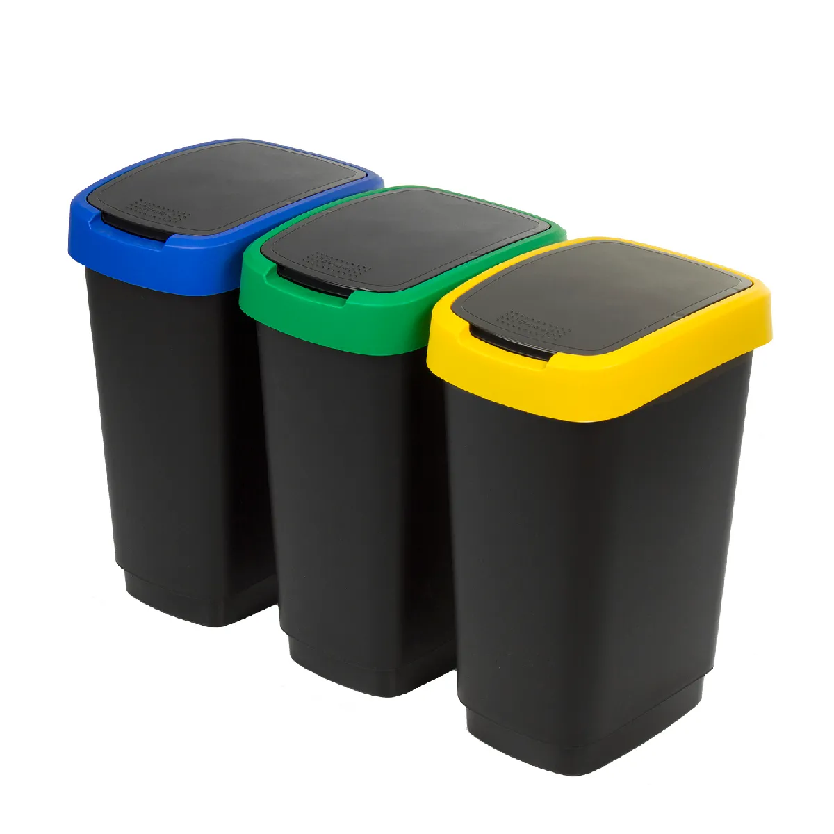 Rotho Twist Corbeilles de tri - 3x25 L