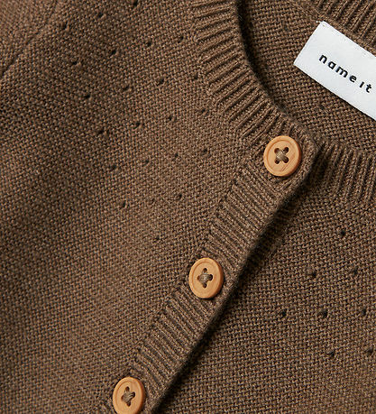 Name It Cardigan - Strick - NbfHipsy - Walnuss